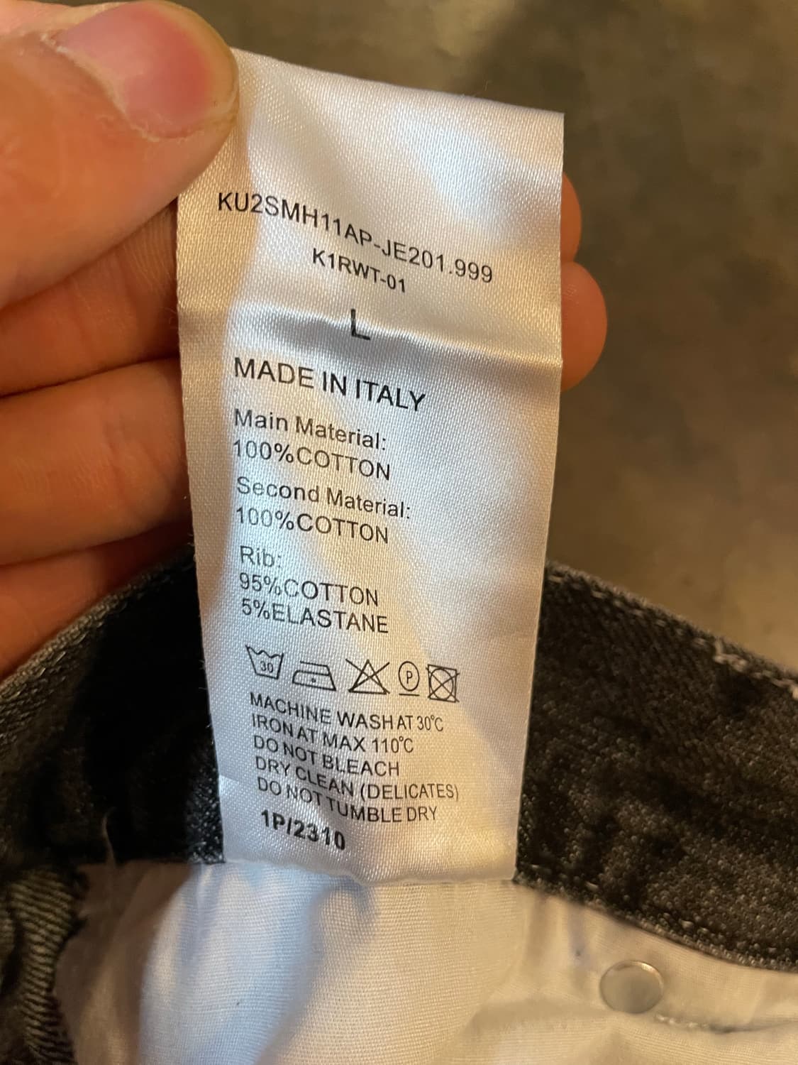 쿠시코그 Kusikohc floral detail jeans 상품이미지7