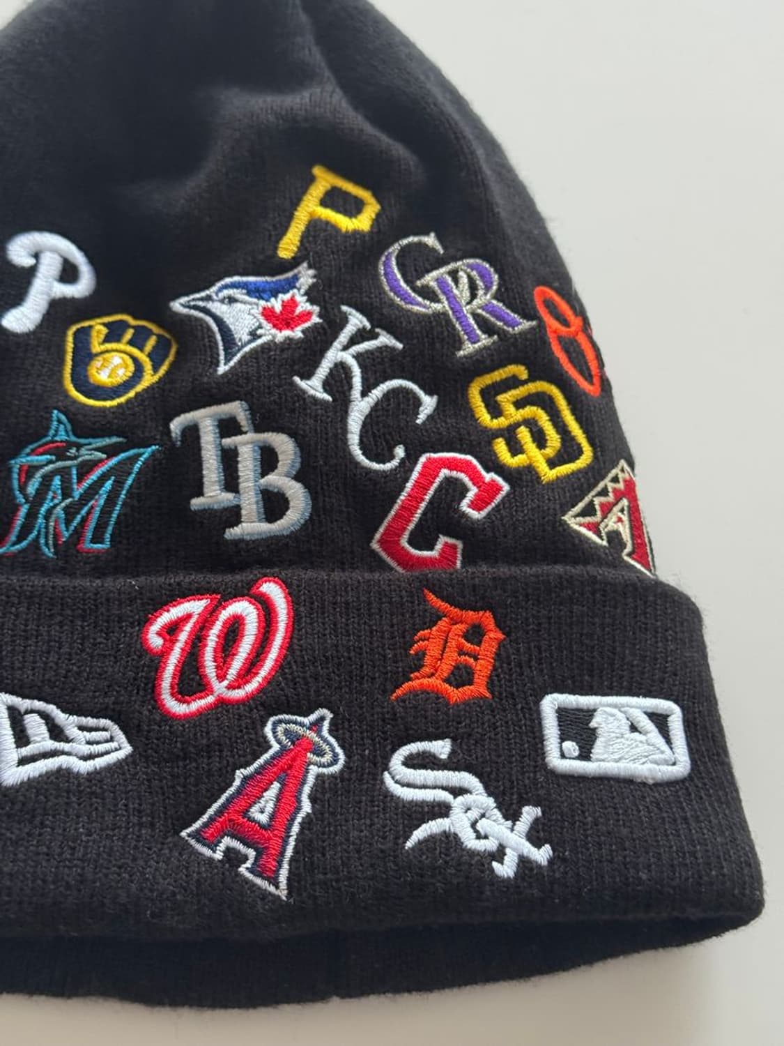 TEAM LOGO KNIT BEANIE 팀 로고 니트 비니 상품이미지5