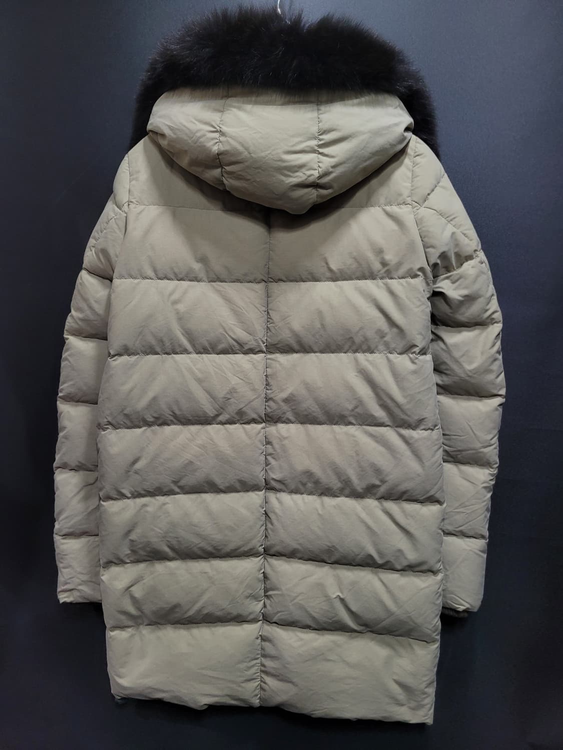 DUVETICA 듀베티카 빈티지 폭스퍼 후드 구스다운 패딩 상품이미지5