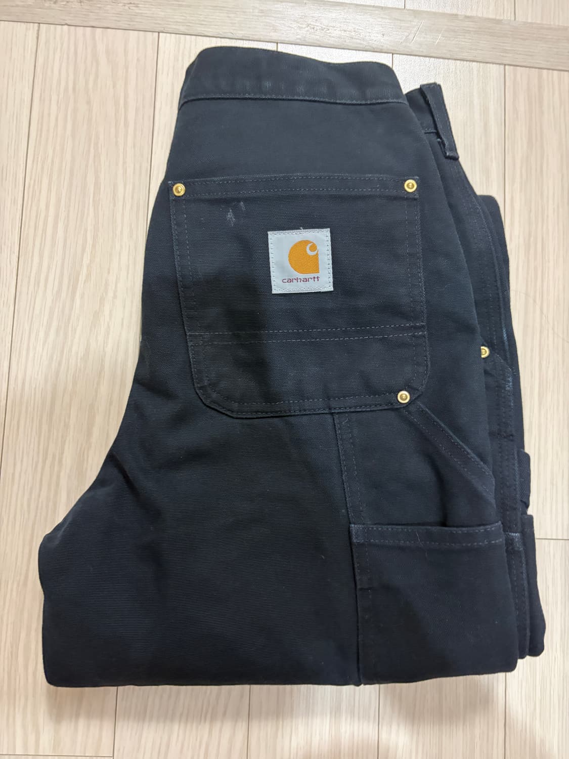 칼하트 b01 더블니 블랙 28x32 상품이미지6