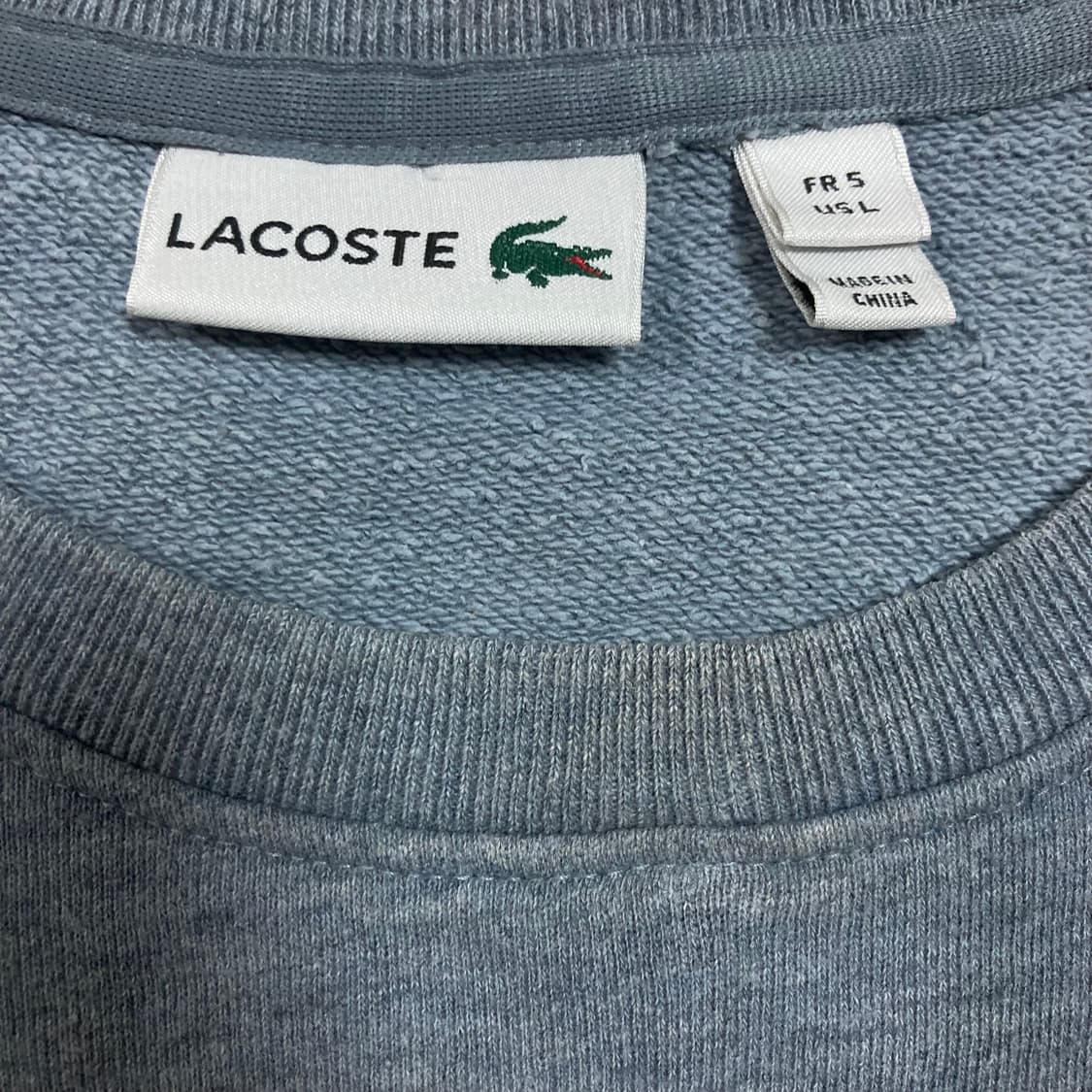 라코스테 스펠아웃 로고 맨투맨 상품이미지4