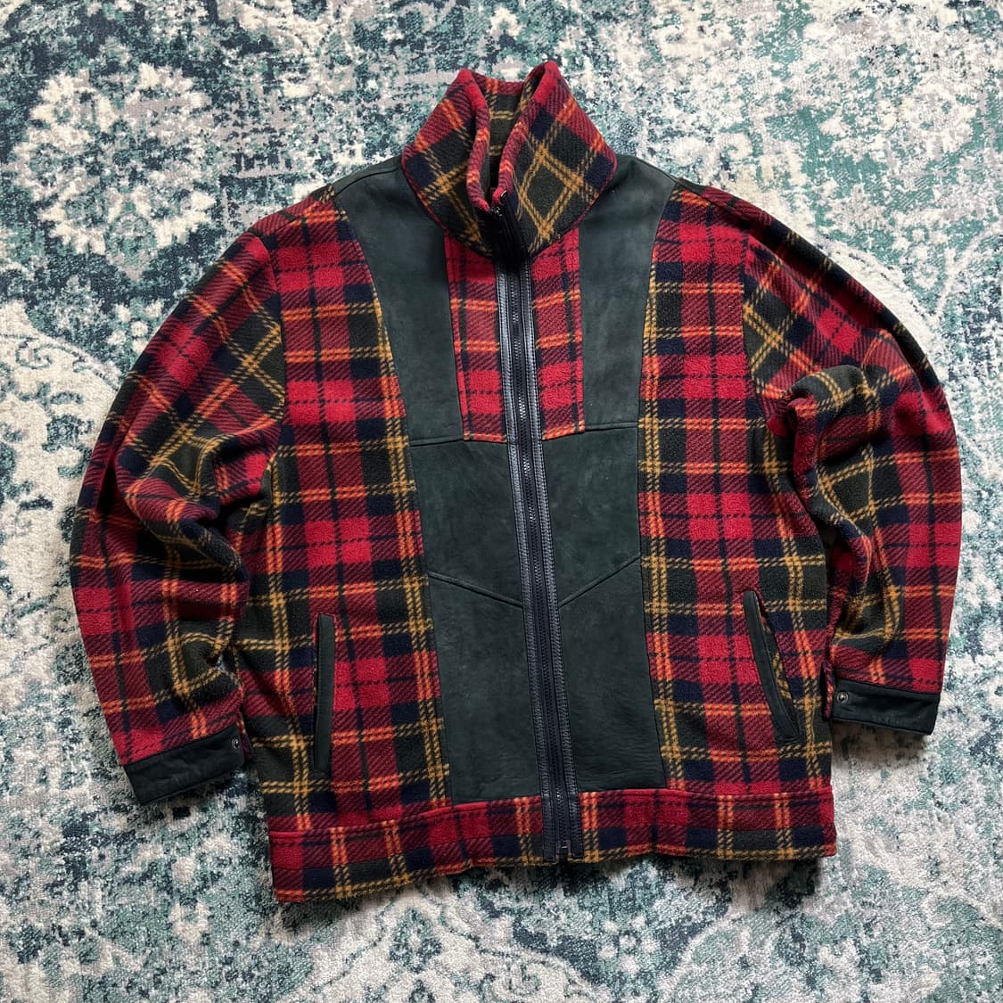뉴질랜드 N2 램스킨 플란넬 집업 자켓 (XL) 상품이미지2