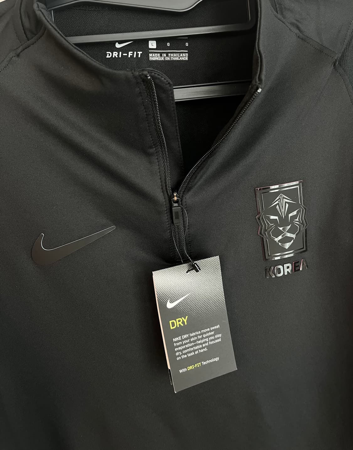 [새상품/L]20-22 나이키 선수지급용 대한민국 국대 드릴탑 져지 상품이미지6