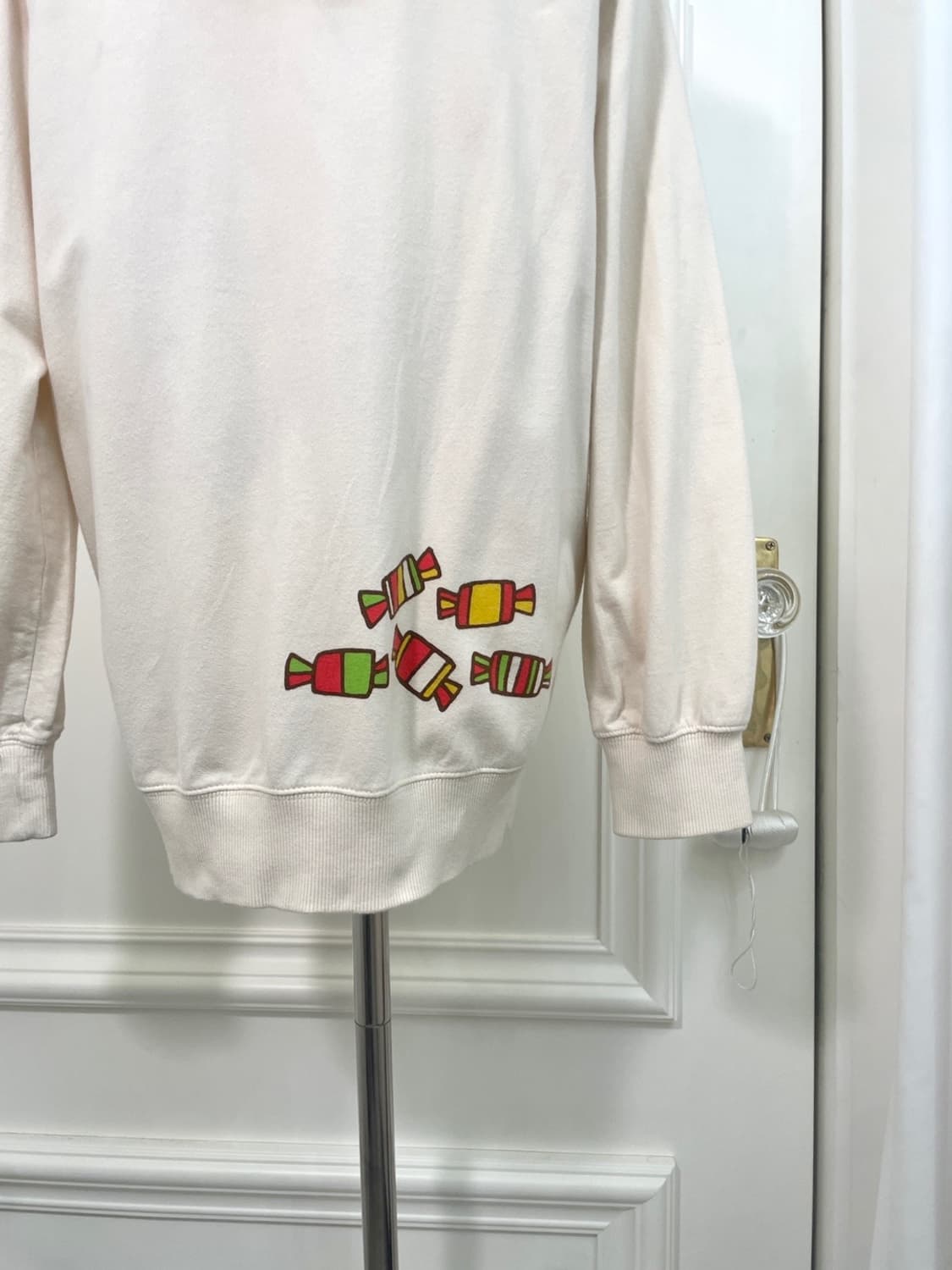 MIFFY cream patch print point hoodie-zip 상품이미지4