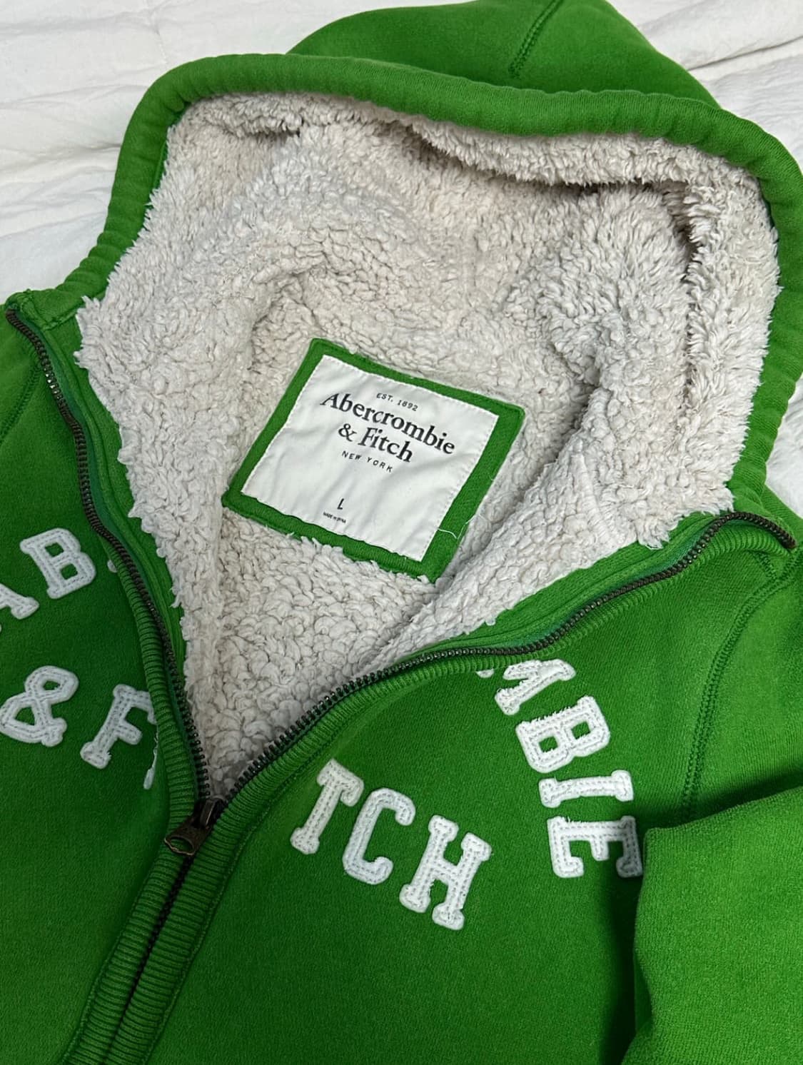 아베크롬비 양털 후드 상품이미지3