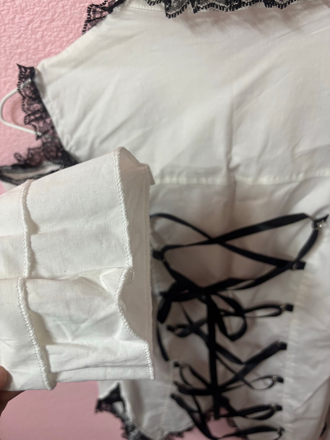 ACDC RAG 투 라펠 셔츠 블라우스 고스로리 서브컬쳐  상품이미지7