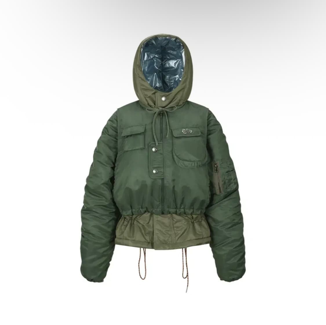 (S/M) 앤더슨벨 헤이든 베스트 레이어드 패디드 자켓 상품이미지1