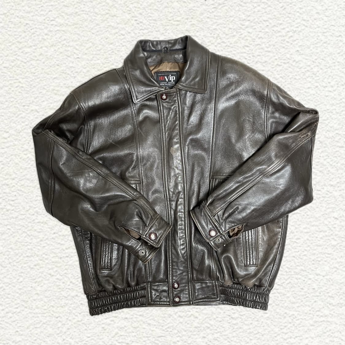 빈티지 VIP 가죽 자켓 XL 상품이미지1