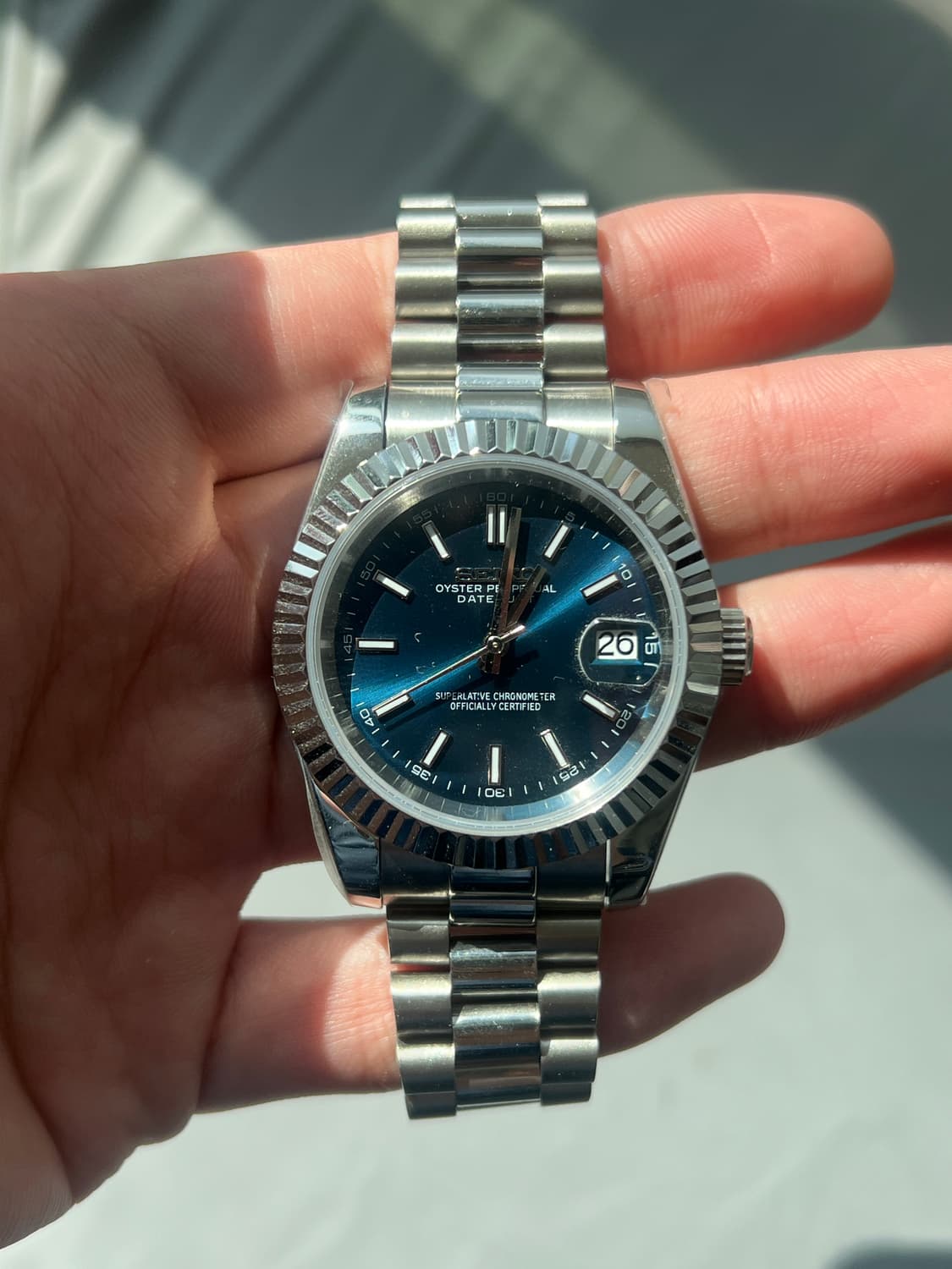 세이코 데이트저스트 커스텀 청판 39 상품이미지1