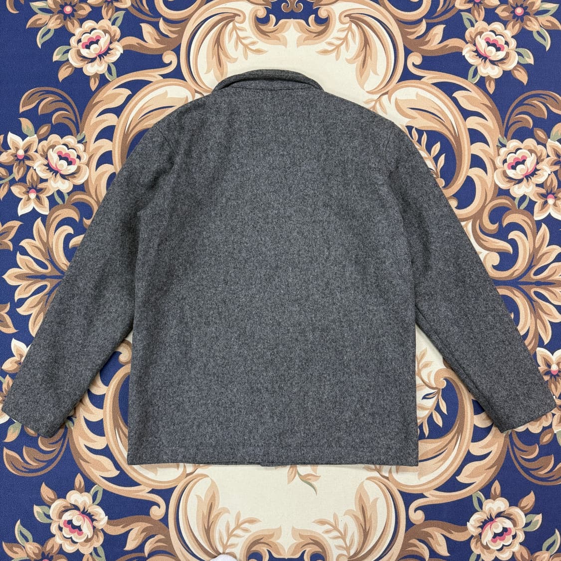 (L)JPN 벤데이비스 Bendavis 울 바시티 자켓(차콜) 상품이미지6