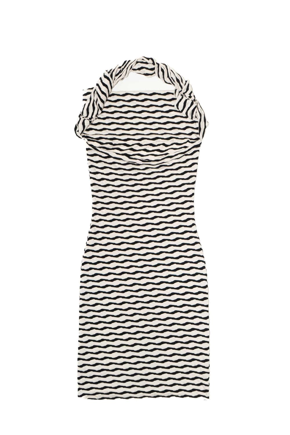 jaeshin 스트라이프 홀터드레스 원피스 오프숄더 상품이미지8