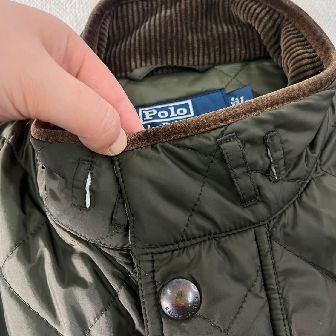 105 폴로랄프로렌 카키 퀄팅 코듀로이 자켓  상품이미지5