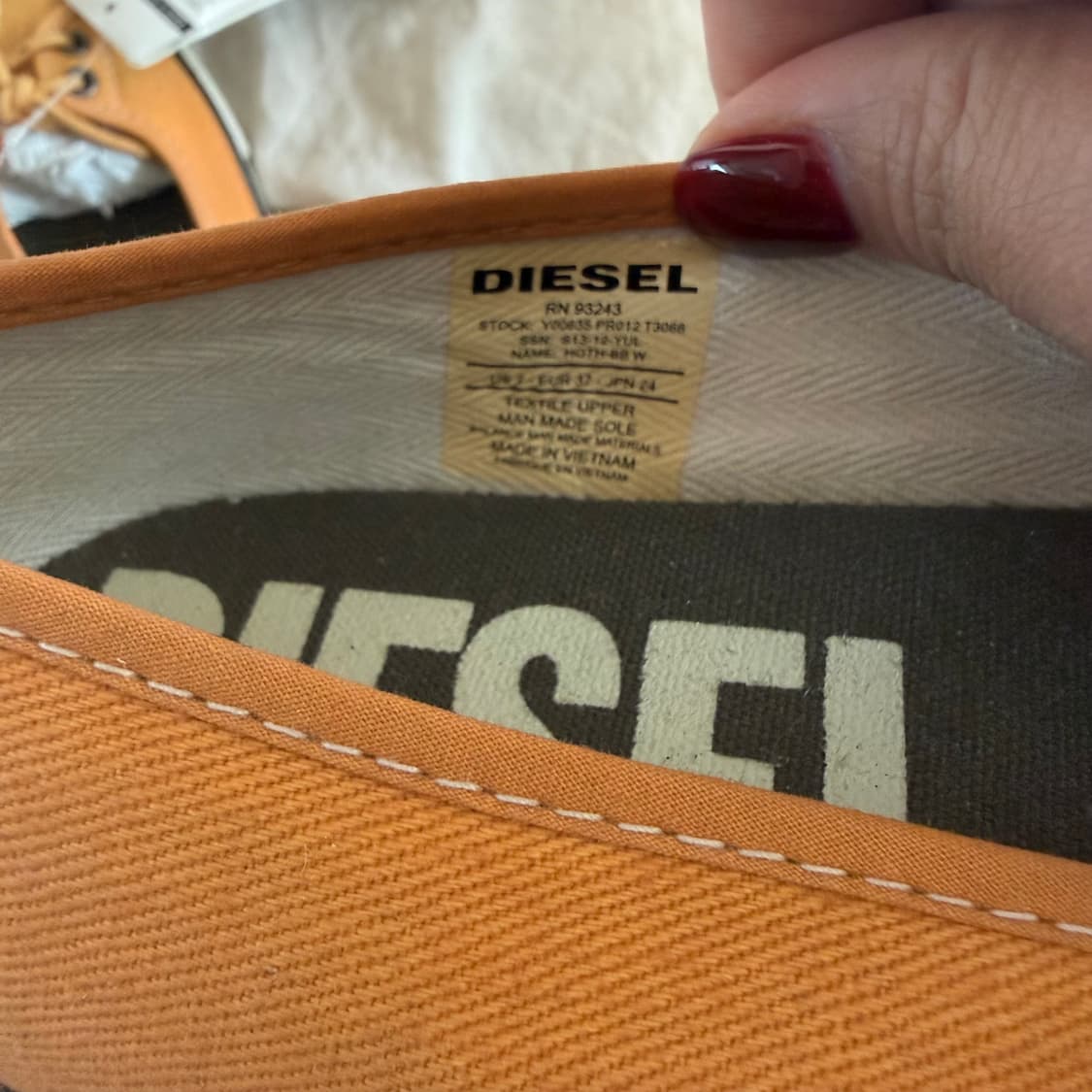 디젤 y2k 플랫슈즈 새상품  상품이미지4