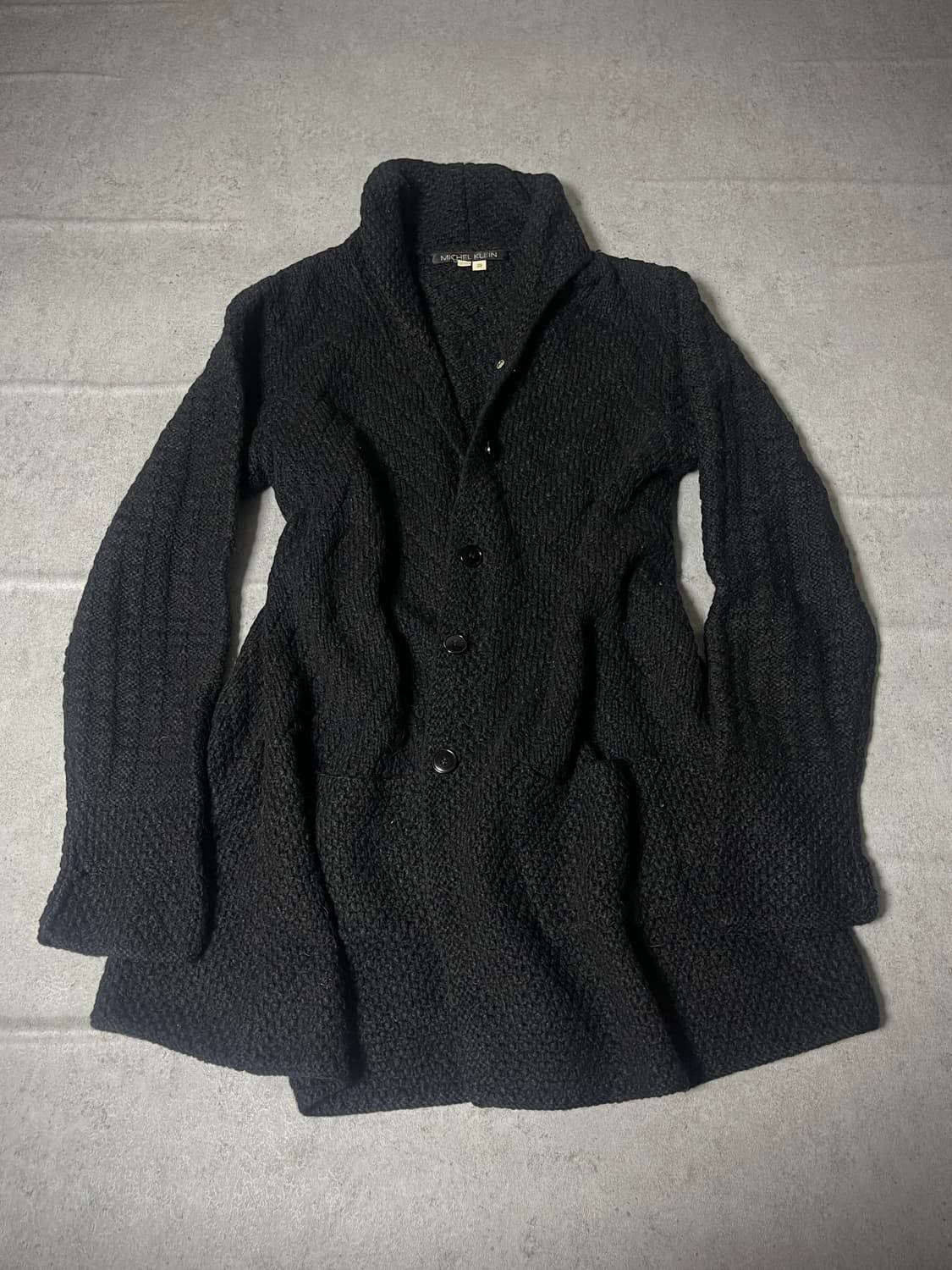 muffler collar knit cardigan 상품이미지1