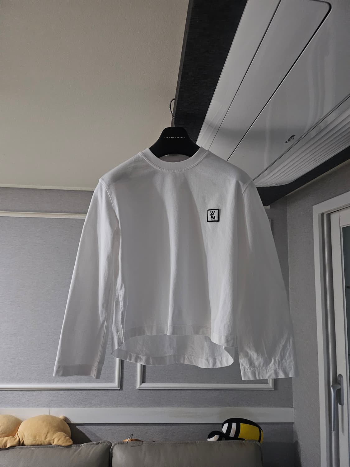 [거의 새것] 우영미 크롭 롱슬리브 티셔츠 34 상품이미지1