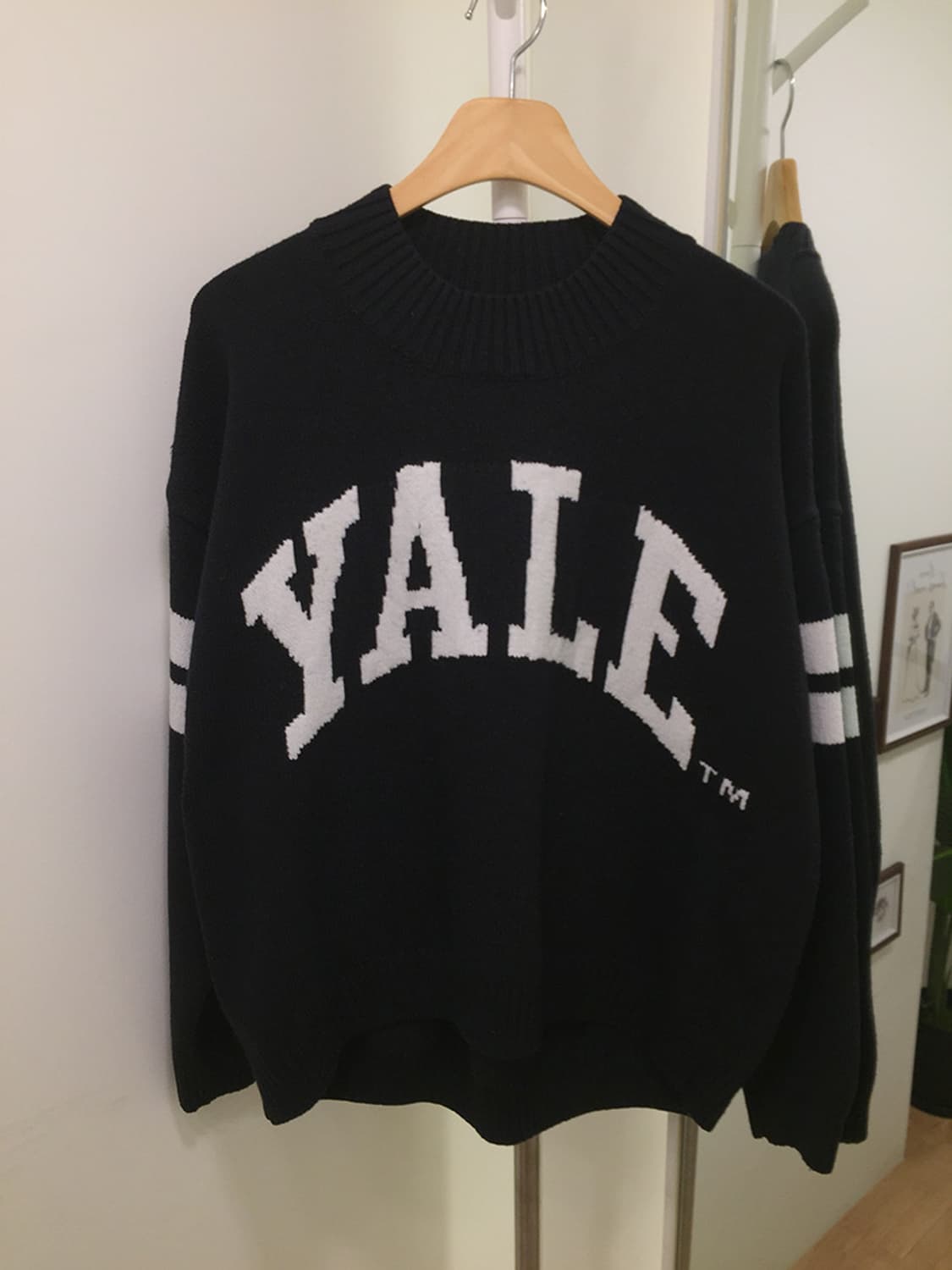 여성 예일 X H&M 니트 100 상품이미지2