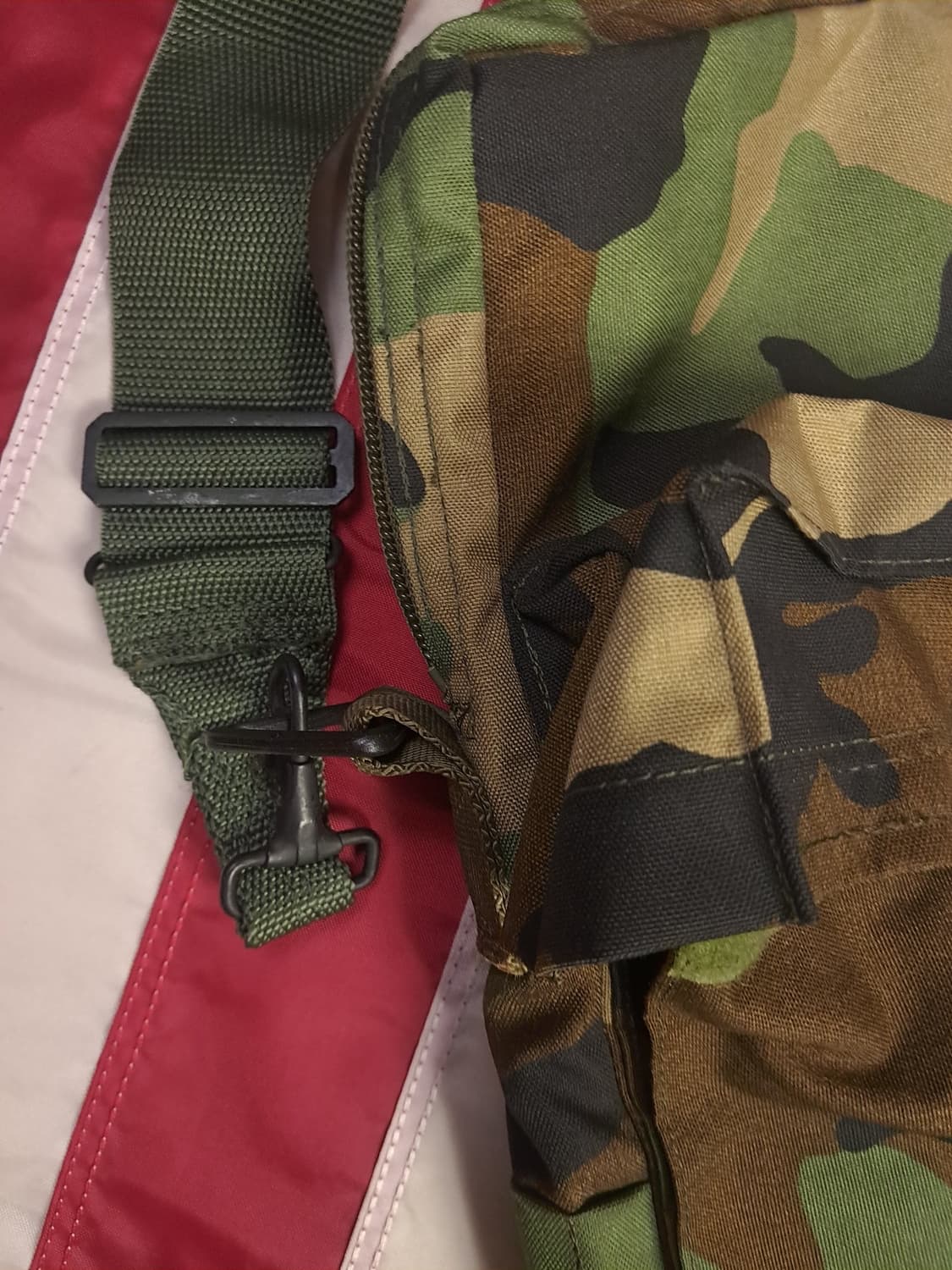 오리지날 초대형 미육군 우드랜드 아팟치 AH-64 플라이어 조종사 헬멧백 상품이미지7