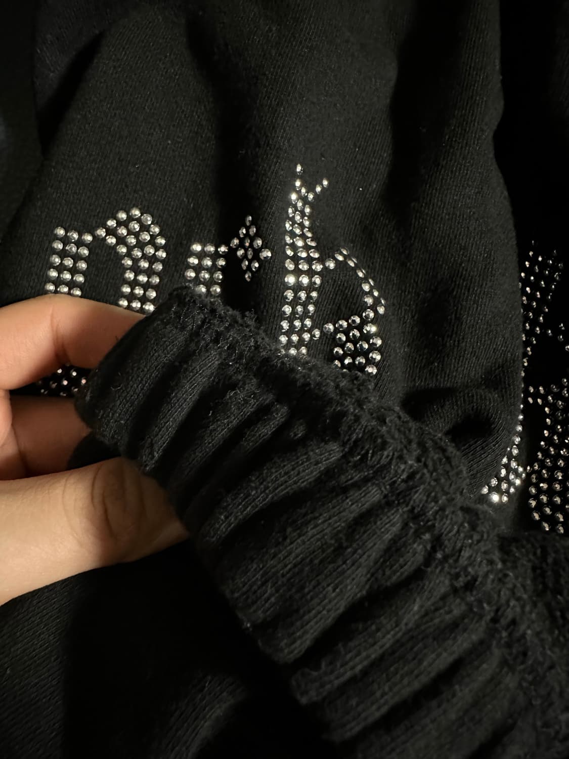 Vintage crystal jogger pants - black  상품이미지5