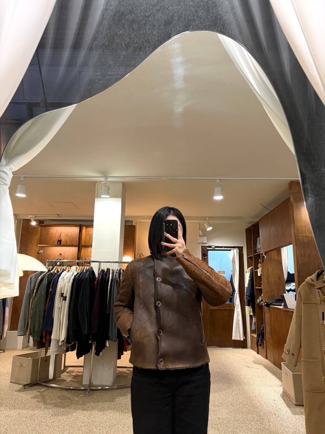 질샌더 램스킨 무스탕 자켓 상품이미지2