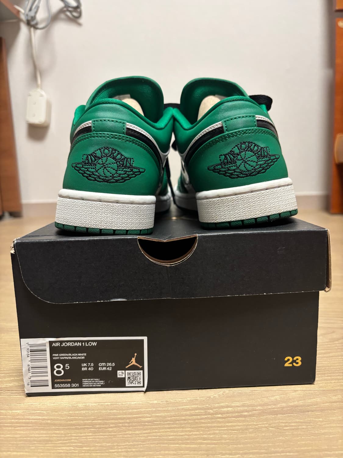 조던 1 로우 파인 그린 265 상품이미지4