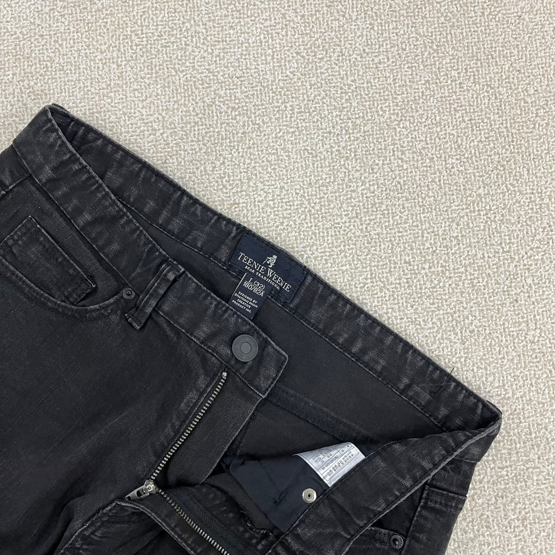 32 티니위니 블랙 데님 청바지 0202M2 상품이미지2