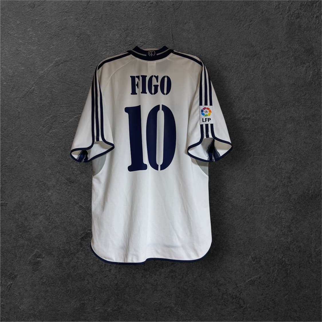 00-01 레알 마드리드 홈 리그 피구 유니폼 상품이미지2