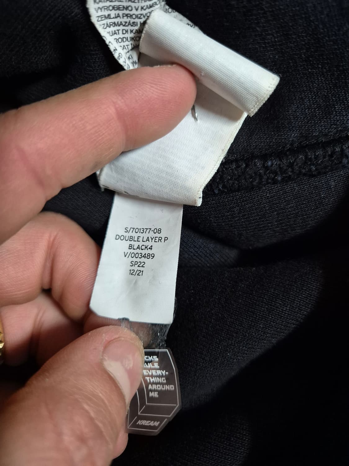 [XXL] 이지갭 블랙 검정 후드 티셔츠 상품이미지4