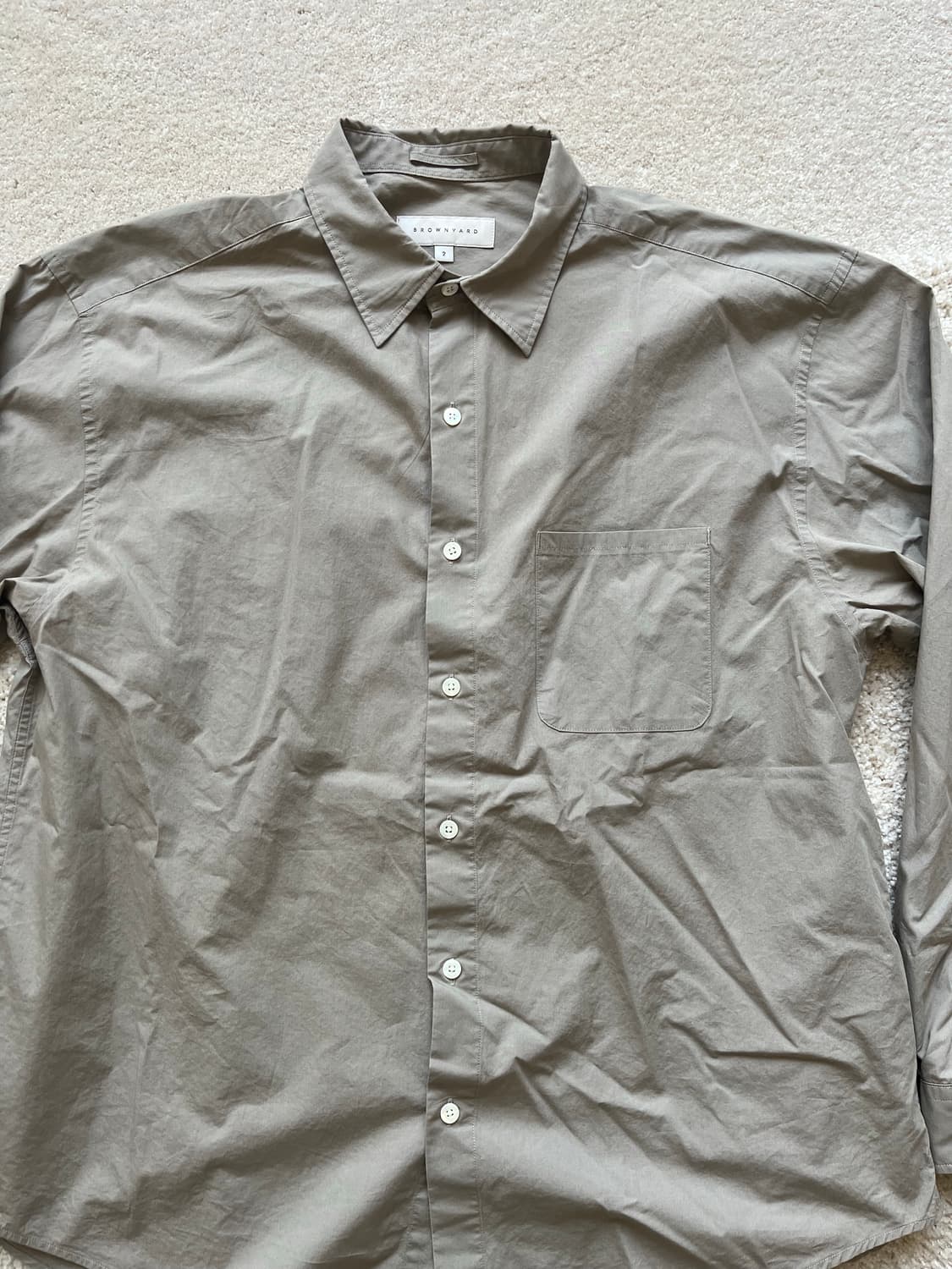 브라운야드 Steady Shirt (103-105) 상품이미지5