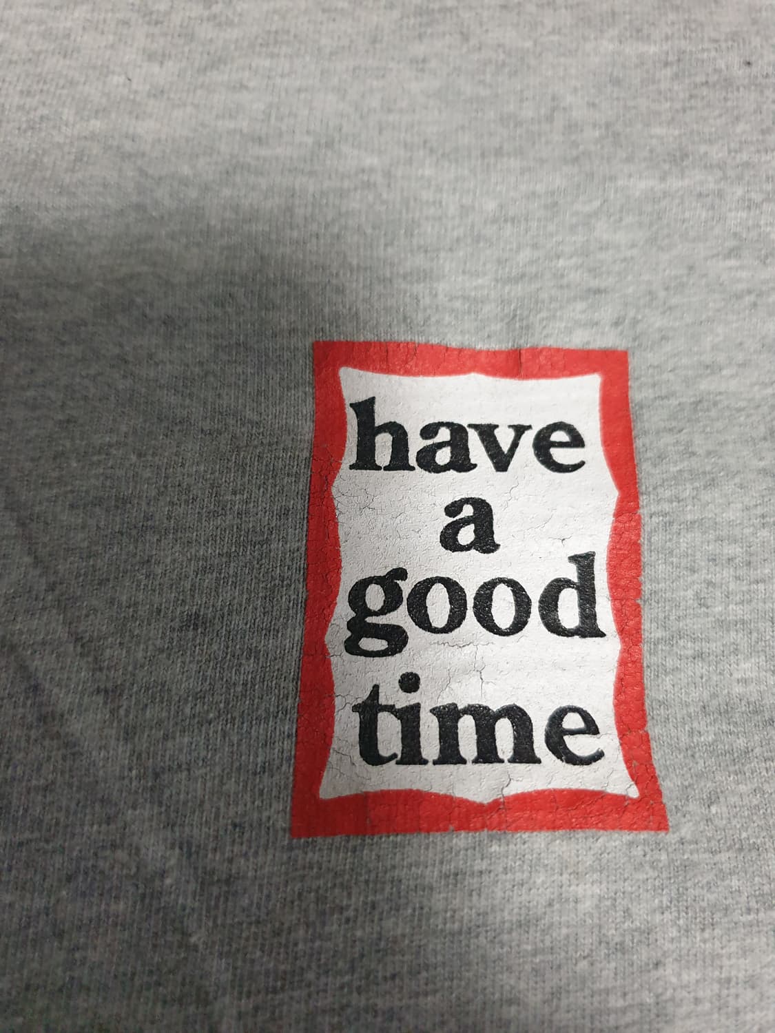 (도쿄제품) 헤브어굿타임 베이직 반팔티 그레이 (L) 상품이미지2