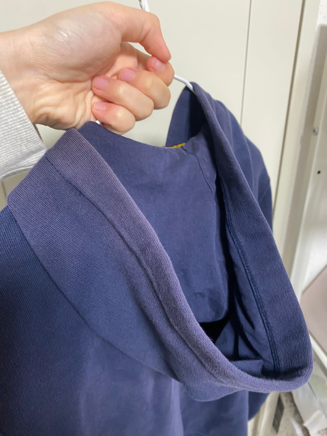 폴로 후드집업 네이비 L 상품이미지3