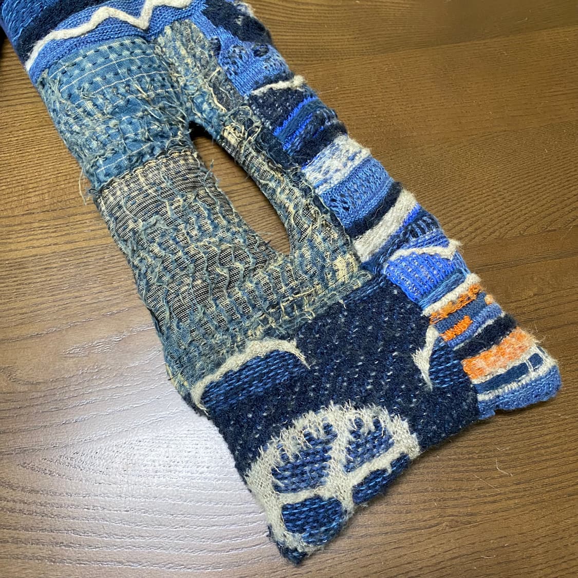 캐피탈 패치워크 보로 머플러 상품이미지4