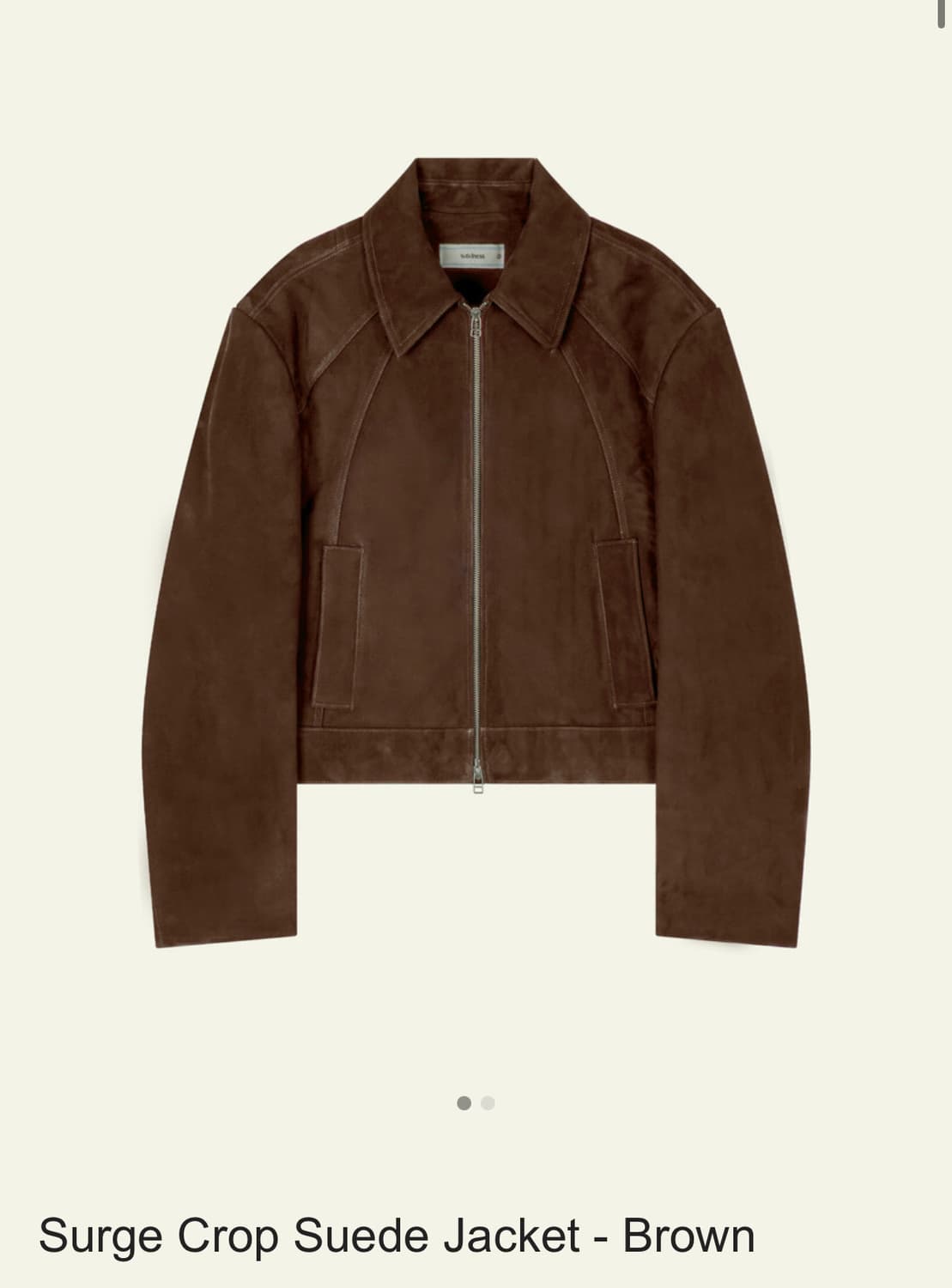 웨이비니스 스웨이드 자켓 브라운 상품이미지1