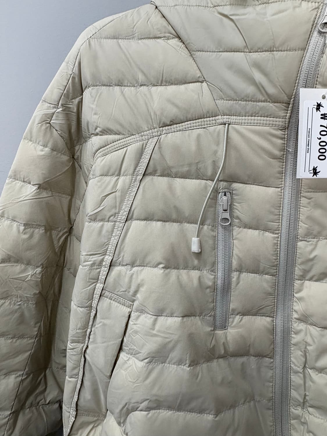 빈티지 라이트베이직 후드 경량패딩 A3045 상품이미지3