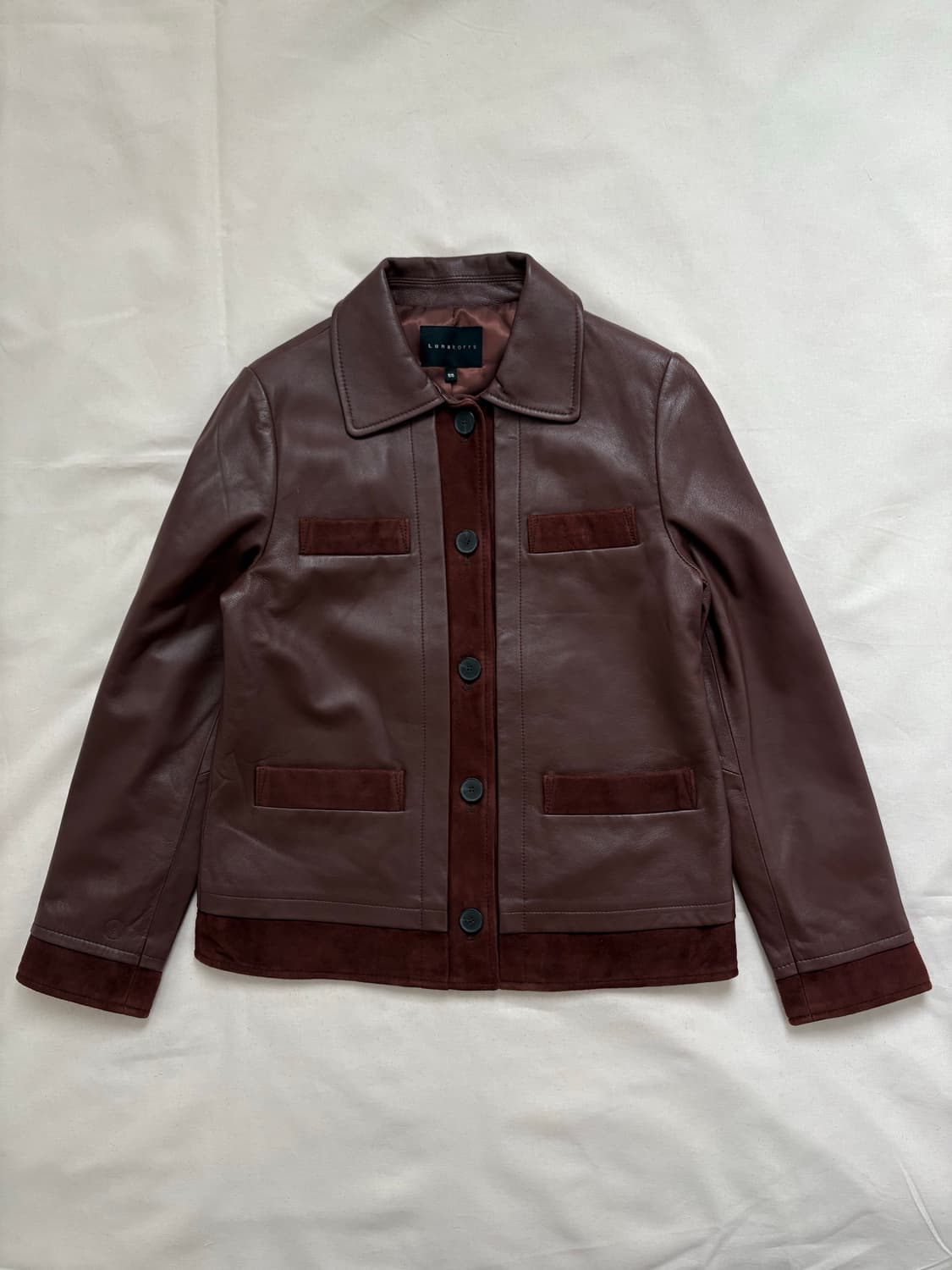 brown sheepskin leather jacket 상품이미지1