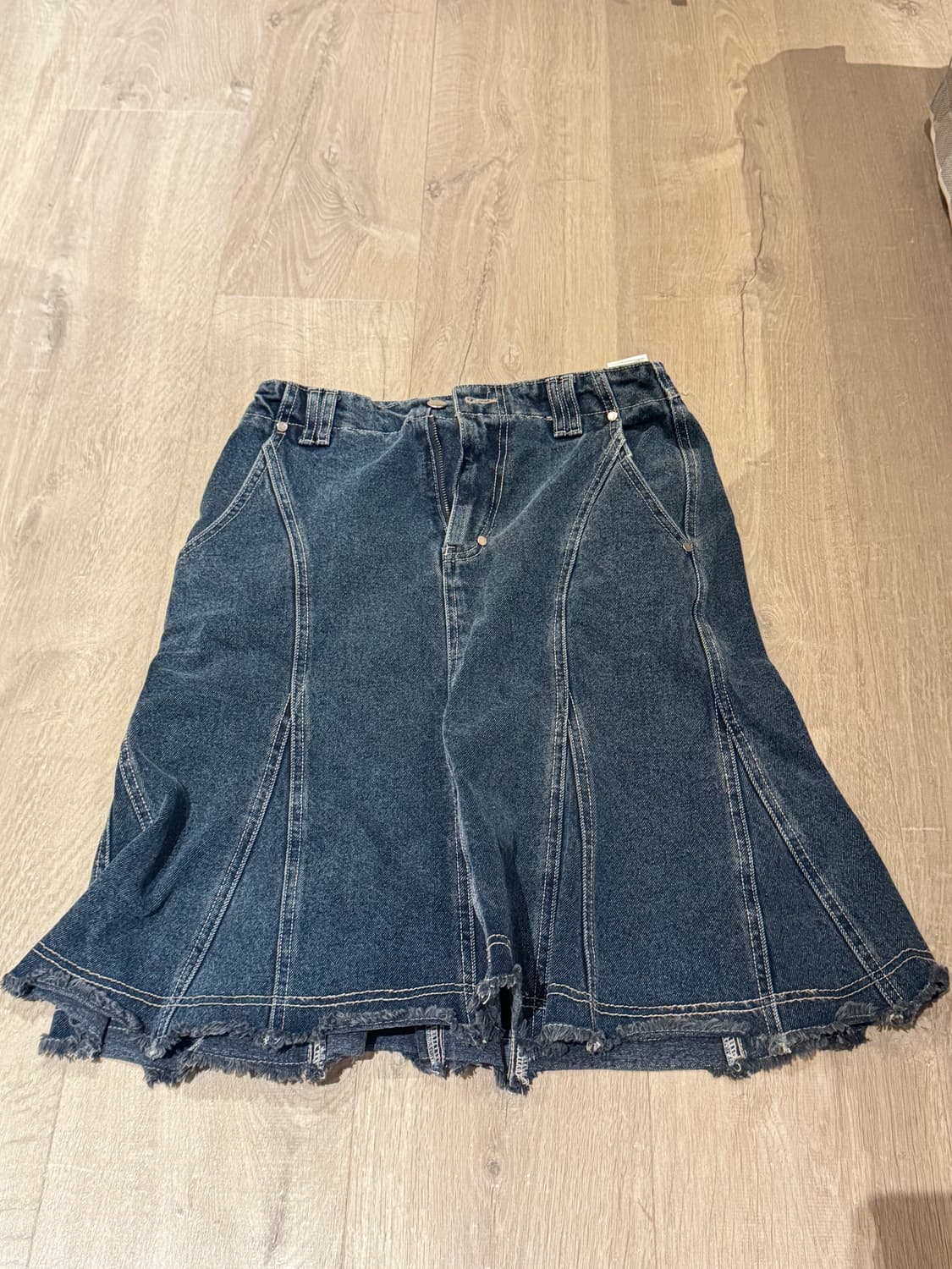 파르티멘토 gored flare skirt 데님 상품이미지3