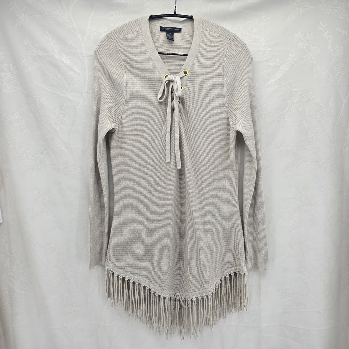 INC 레이스업 니트 풀오버 + 프린지 상품이미지8