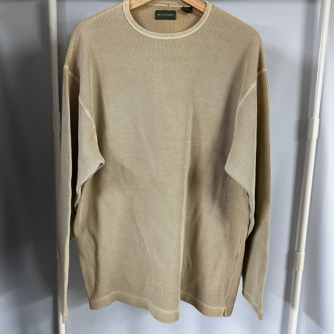 Dockers 골지 긴팔 티셔츠 상품이미지1