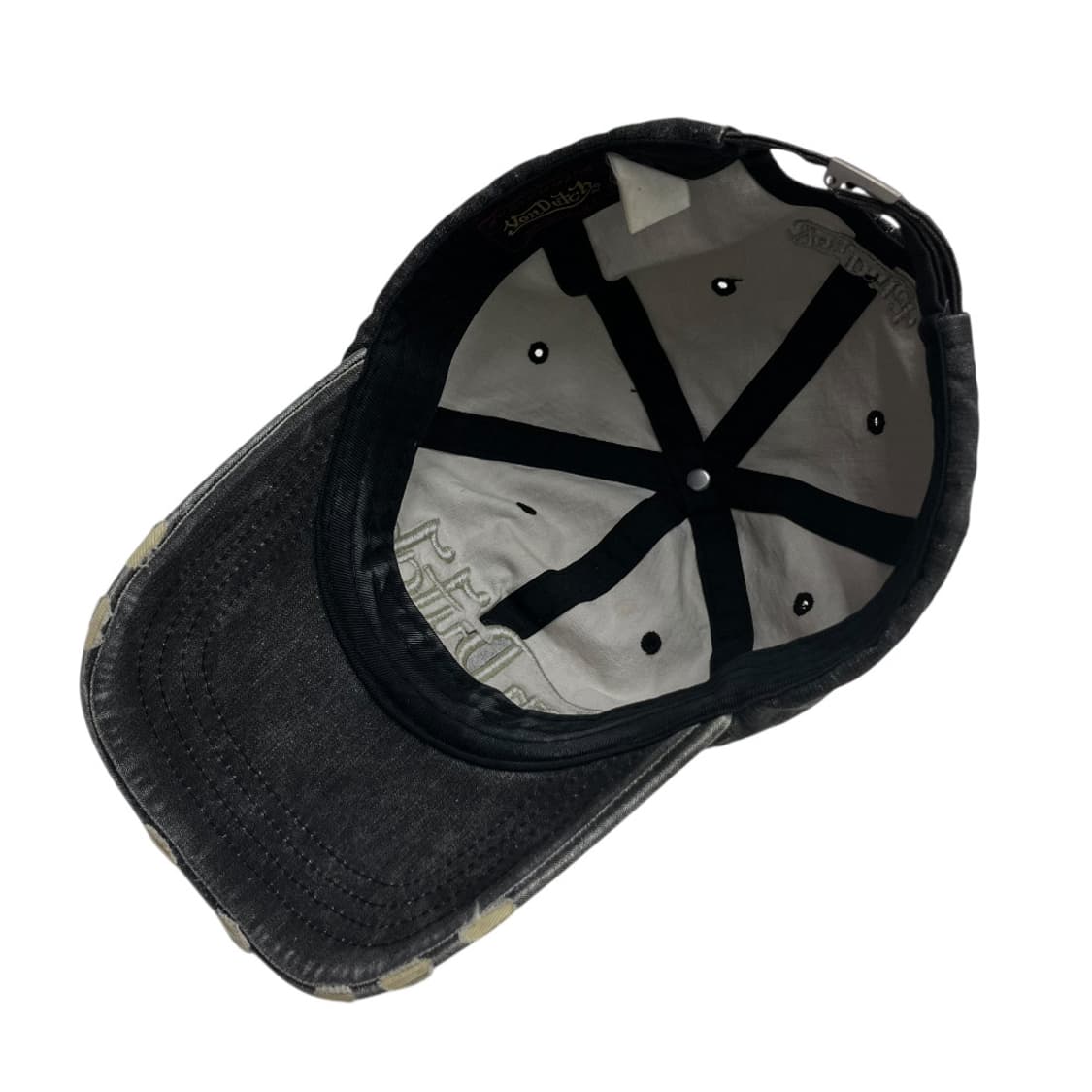 본더치 y2k 그런지 다크그레이 볼캡 상품이미지8