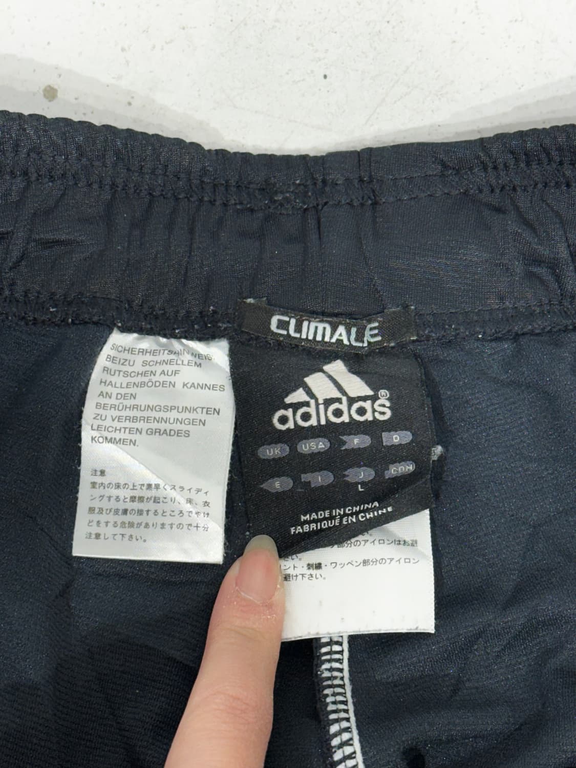 아디다스 블랙 골드 삼선 와이드 팬츠 L 상품이미지7