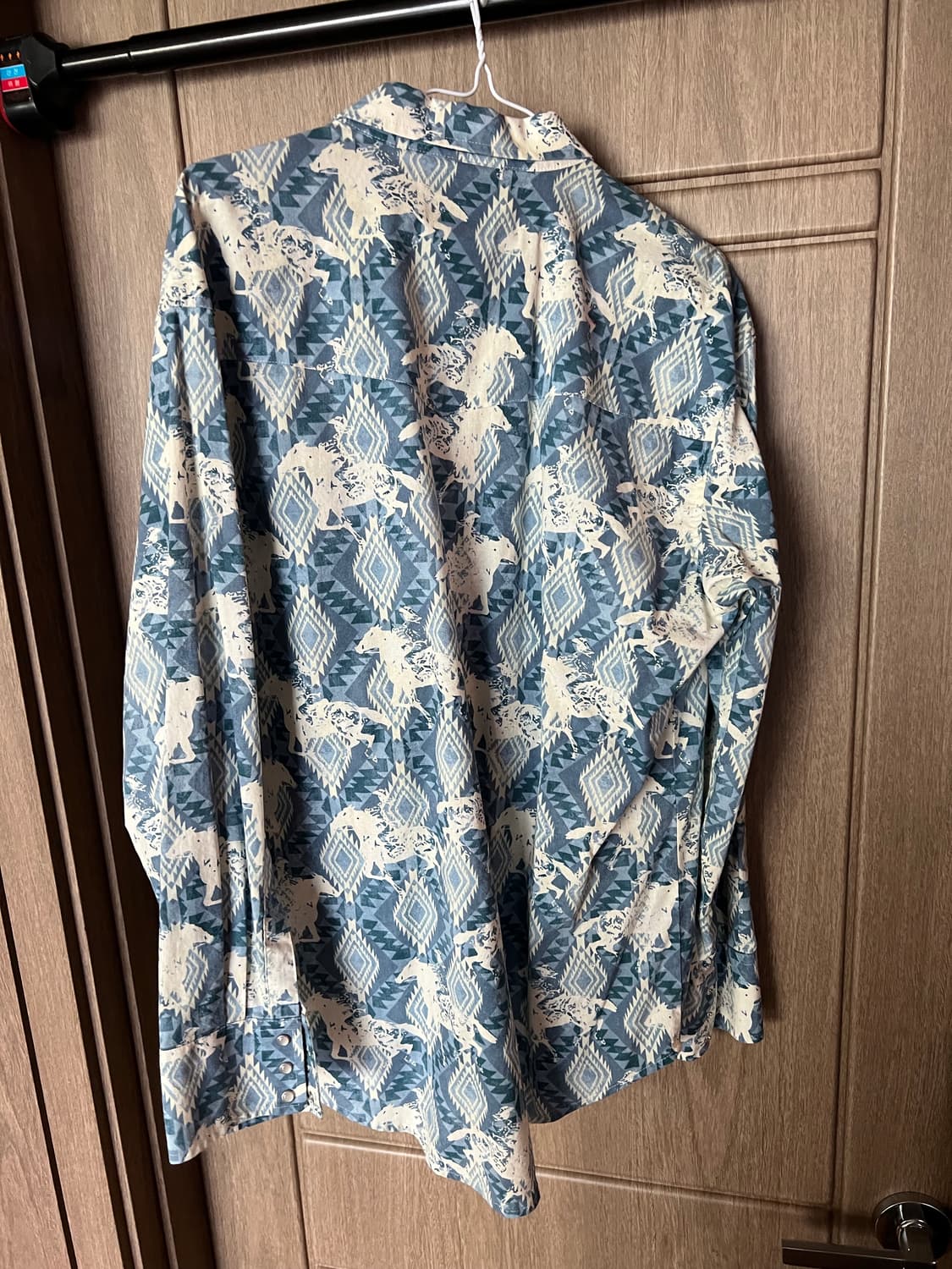 렝글러 웨스턴 패턴 셔츠 상품이미지5