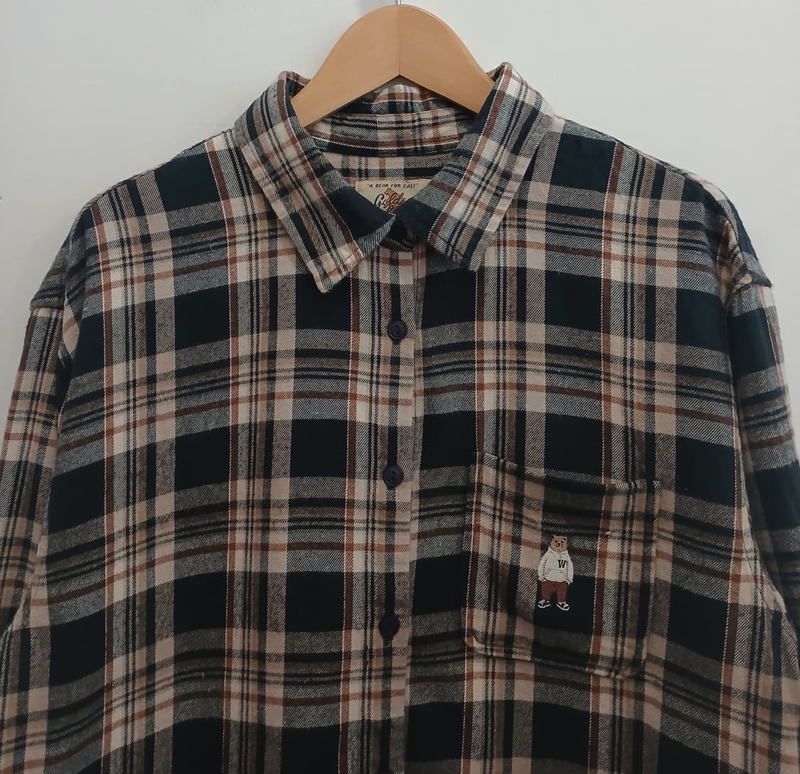 골든베어 모지체크셔츠 상품이미지2