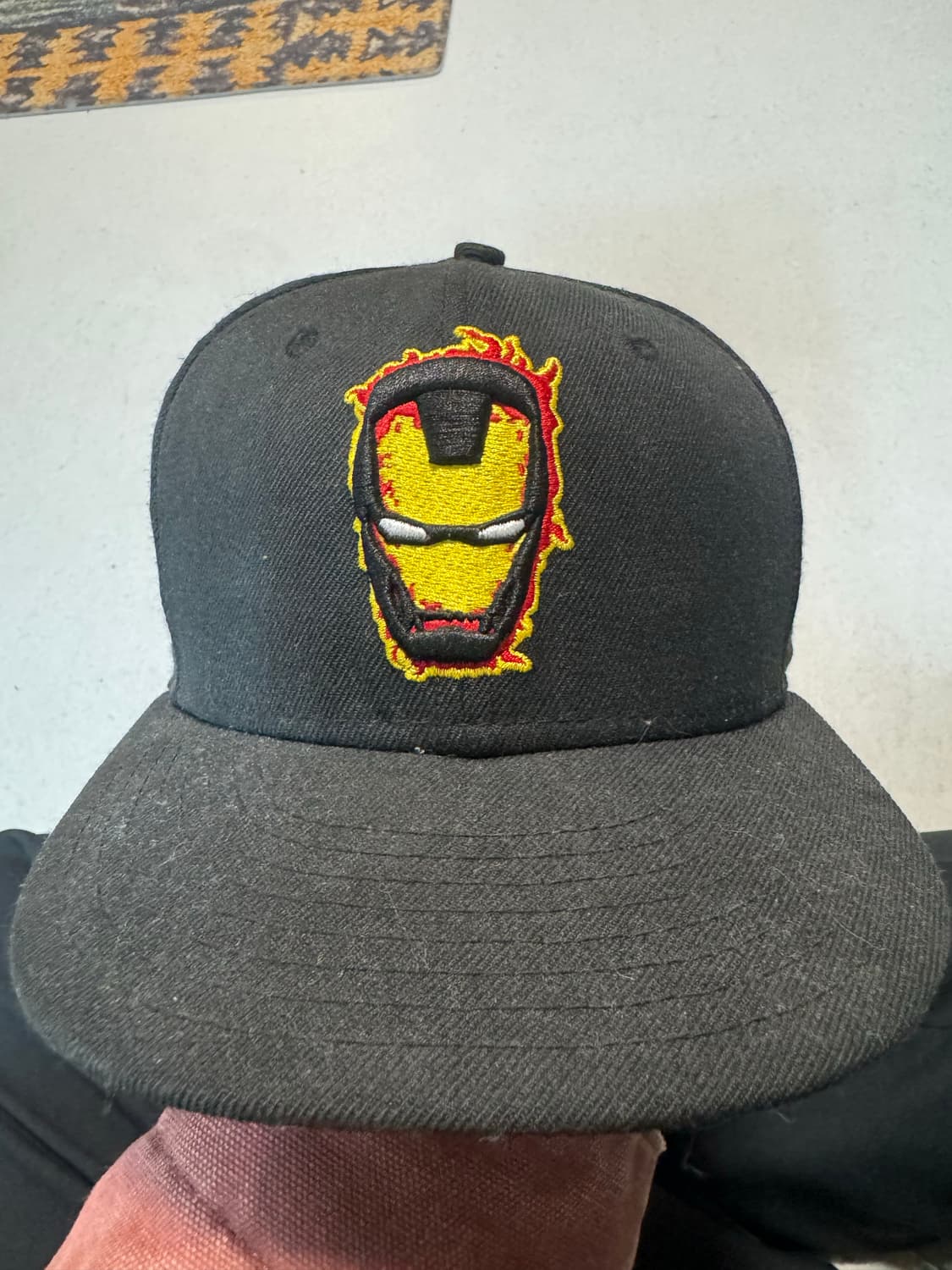 마블 x 뉴에라 콜라보 아이언맨 스냅백 블랙 모자 볼캡 상품이미지1
