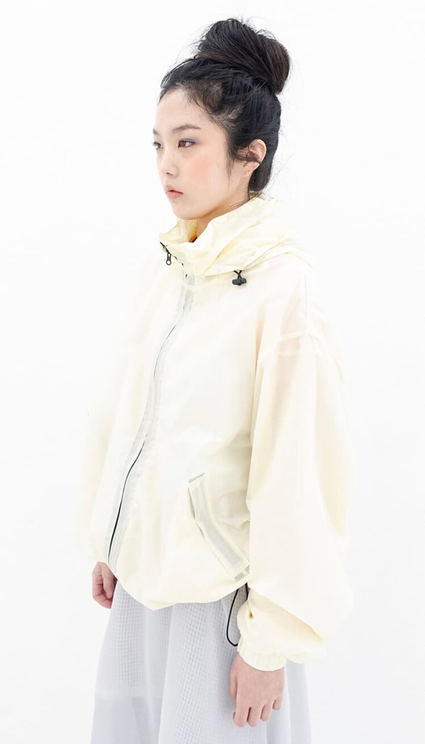 샵페어리 maxi hoodie anorak cream 상품이미지1