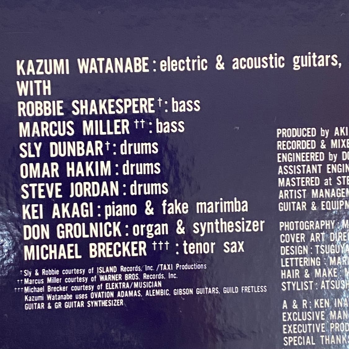 (LP) Kazumi Watanabe-Mobo(2LP) 상품이미지5