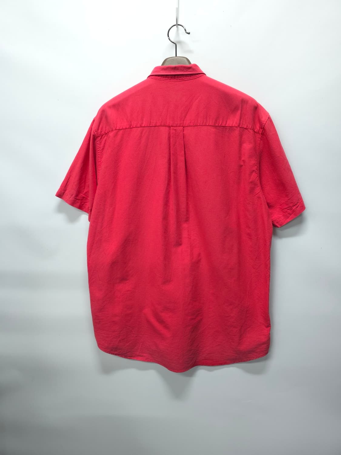 Lee 리 90s 빈티지 옥스포드 포켓 반팔 셔츠 레드 (105~110) 상품이미지9