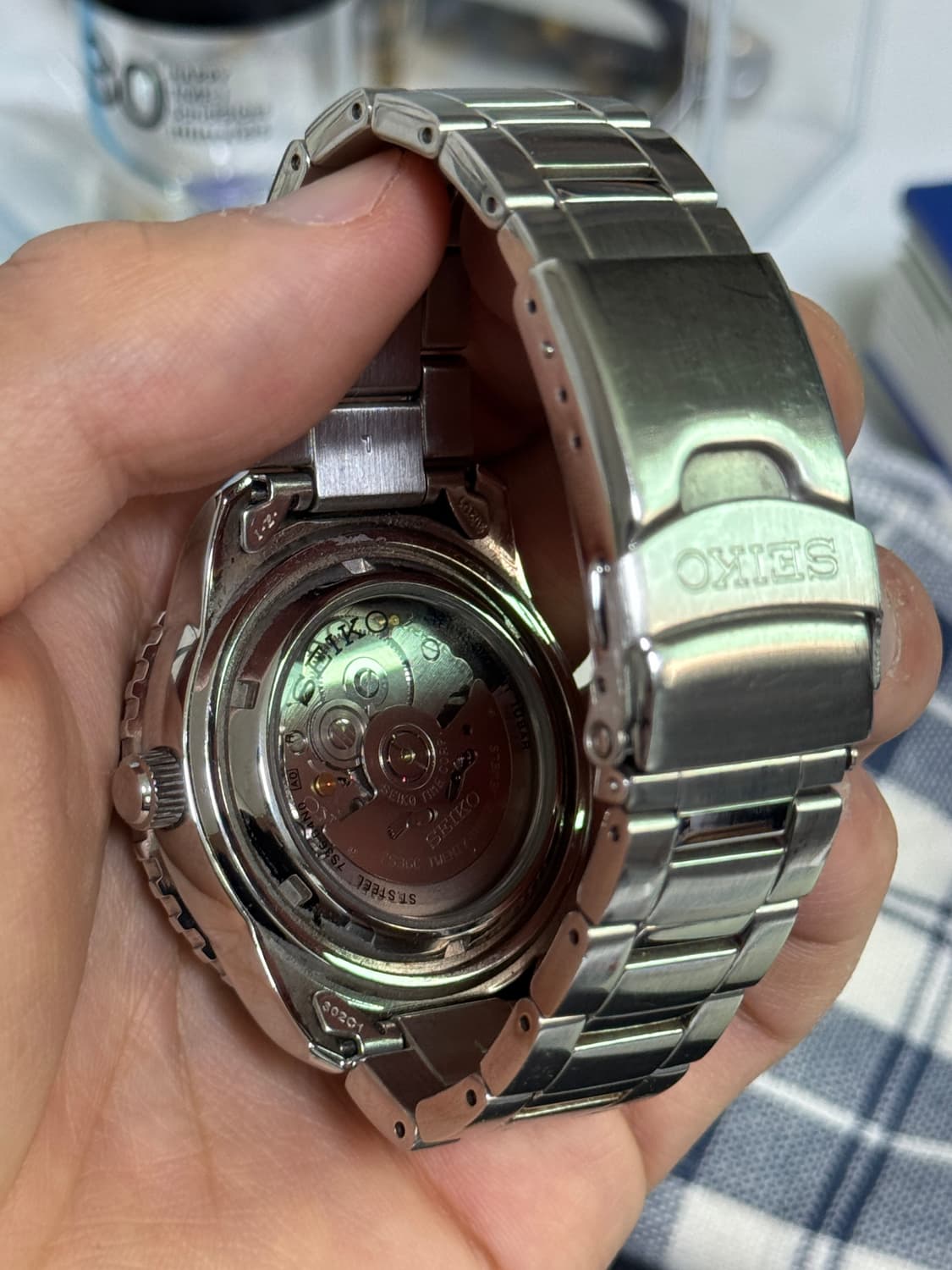 세이코 블랑팡 스포츠 오토매틱 풀박 구형 SNXS SRPK97K1 상품이미지4