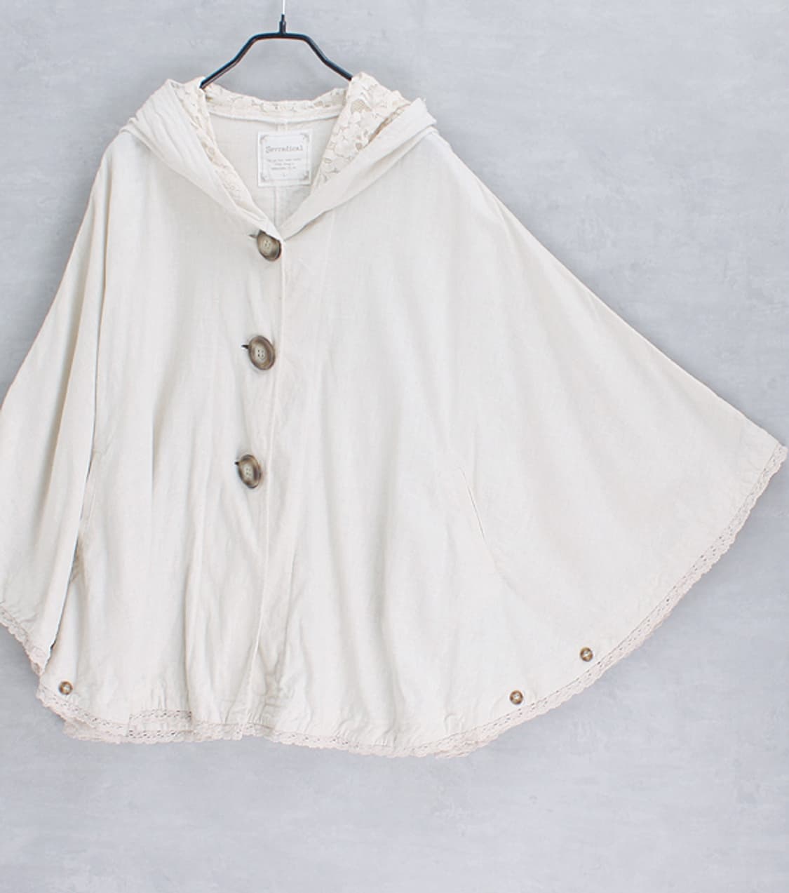 Sevradical linen blend cape _ S3883 상품이미지4