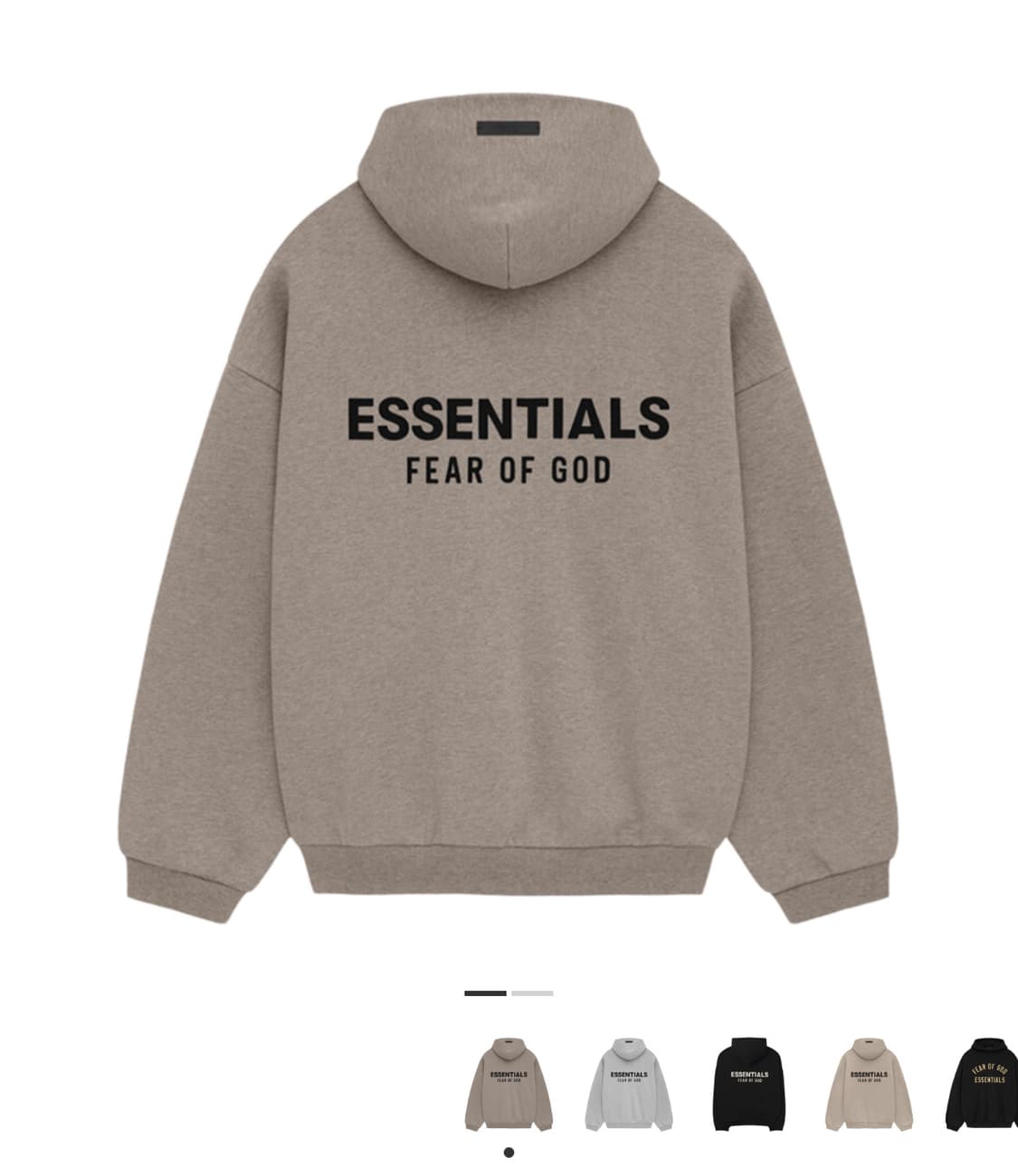 에센셜 플리스 후드 라지 상품이미지1