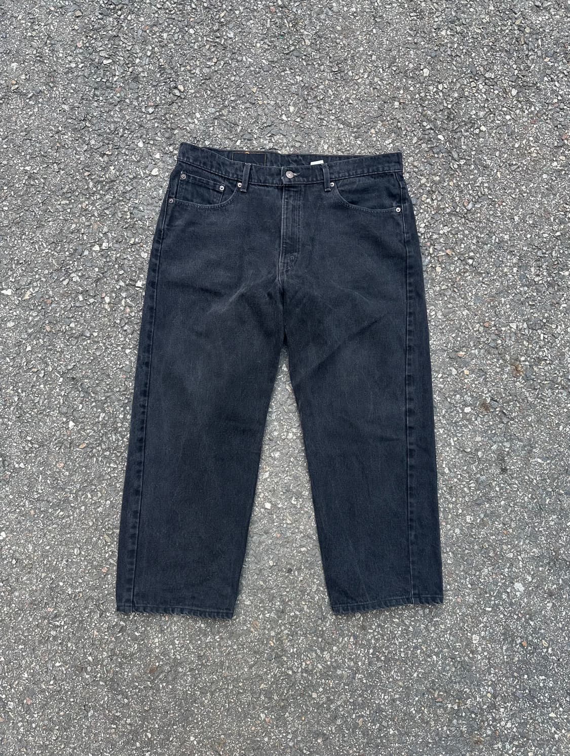 빈티지 90s 리바이스 565 블랙 데님 팬츠  상품이미지1