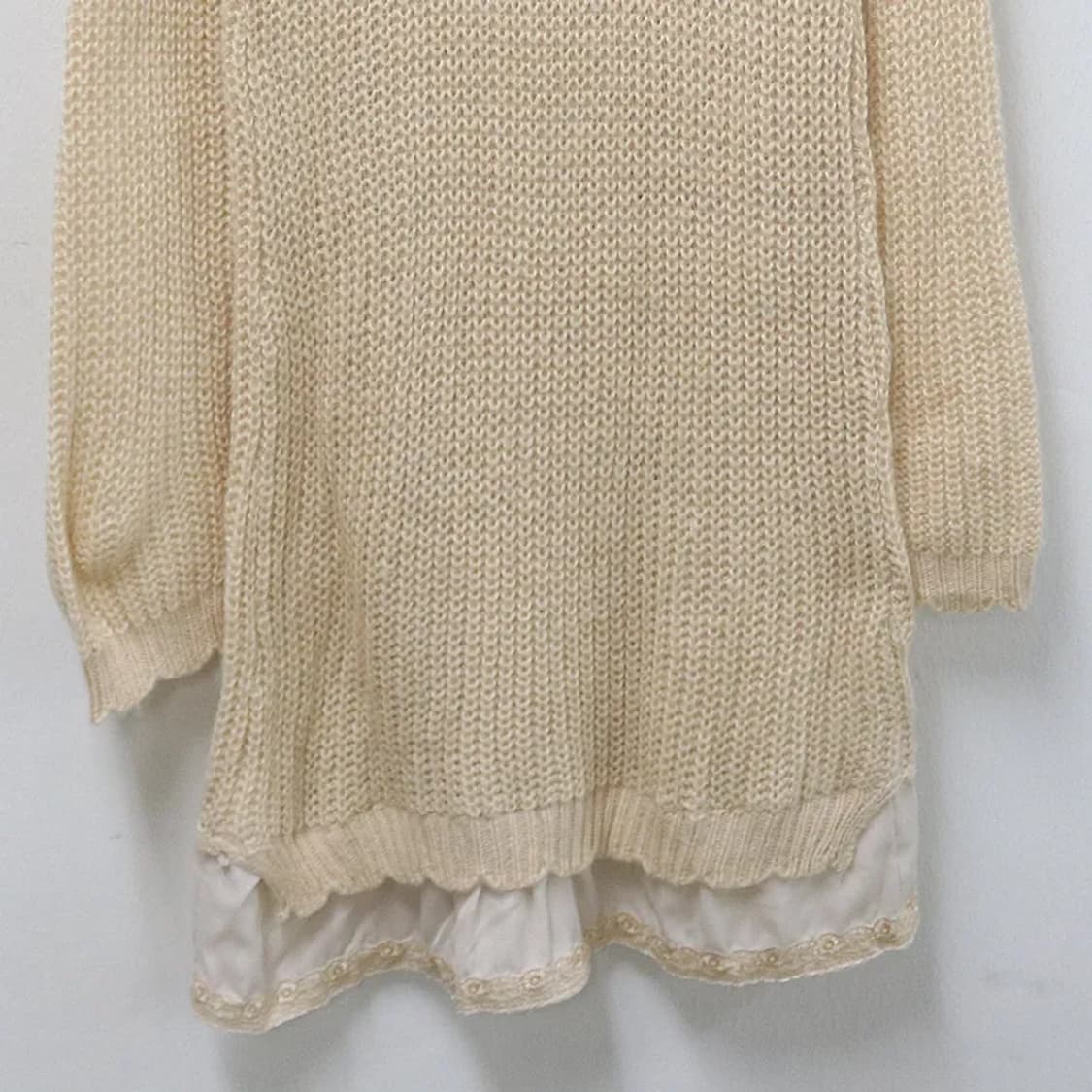 엑시즈팜 레이어드 니트 롱 원피스 63737 상품이미지7